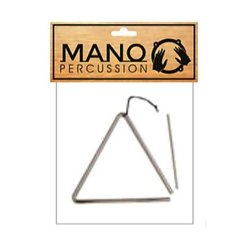 Mano Percussion 8inch Triangle w/ Beater + Holder