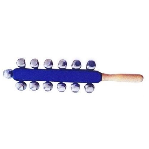 MANO PERCUSSION - 13 Hand Bells On Wooden Handle  Kids Educational, Sleigh