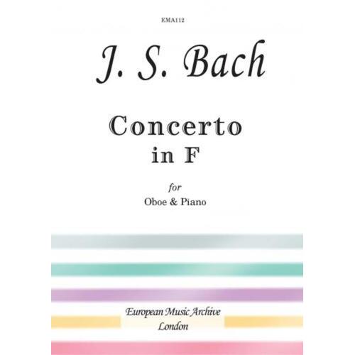 Bach - Concerto In F After Bwv 1053 Oboe/Piano (Softcover Book)