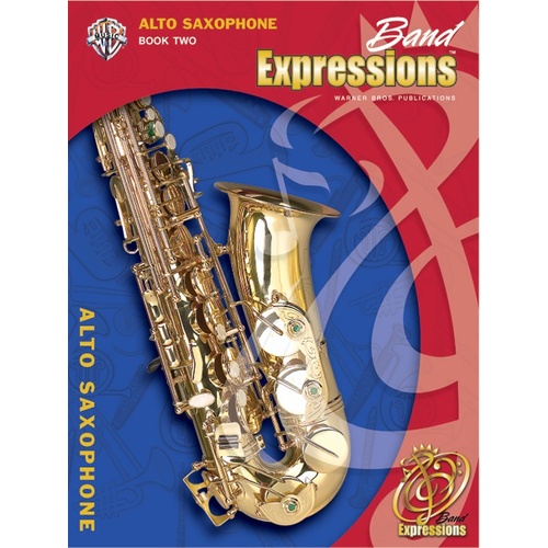 Band Expressions Book 2 Gr 2 Student Alto Sax Book/CD