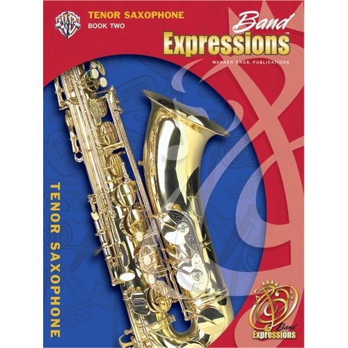 Band Expressions Book 2 Gr 2 Student Tenor Sax Book/CD
