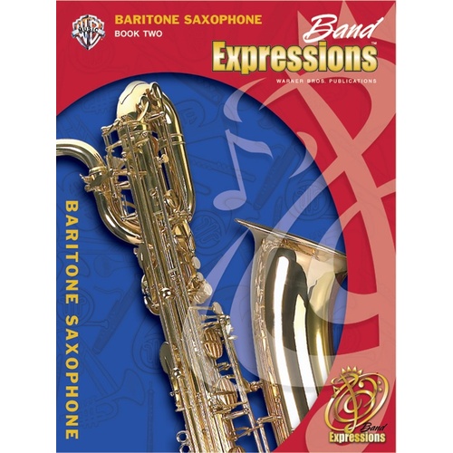 Band Expressions Book 2 Gr 2 Student Bari Sax Book/CD