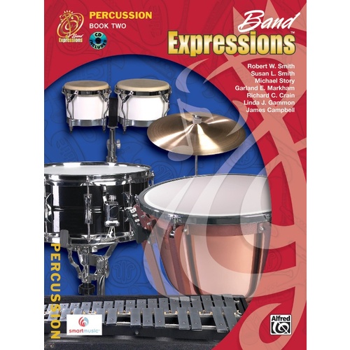 Band Expressions Book 2 Gr 2 Student Percussion Book/CD