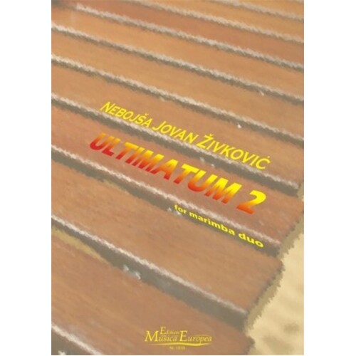Ultimatum 2 For Marimba Duo Book