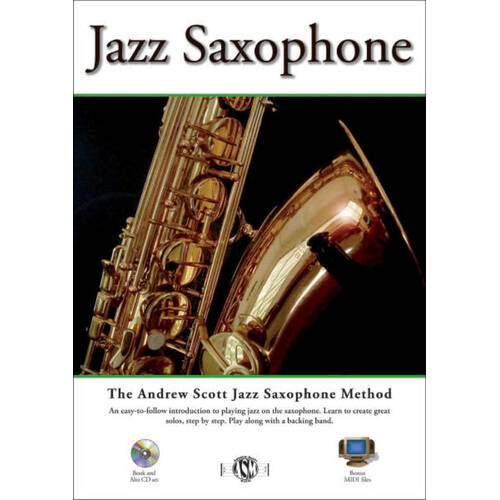 Jazz Saxophone Method Alto Sax Book/CD Book