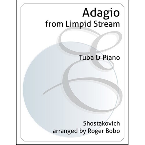 Shostakovich - Adagio From Limpid Stream Tuba/Piano (Softcover Book)