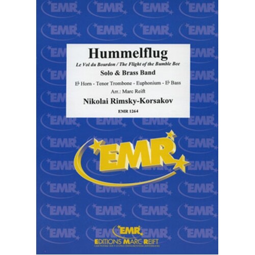 Flight Of The Bumble Horn Solo/Brass Band Score/Parts Book