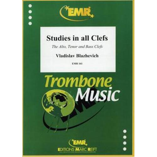 Blazhevich - Clef Studies Trombone (Spiral Bound Book) Book