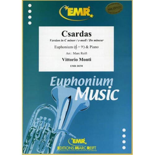 Monti - Czardas Euphonium/Piano (Softcover Book)