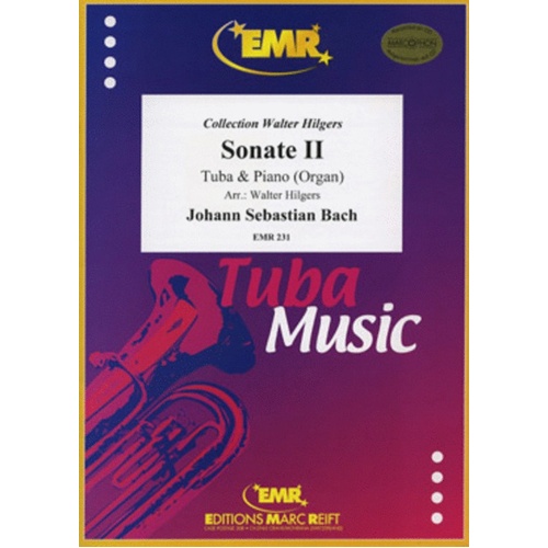Sonata No 2 Arr Hilgers Tuba/Piano Book