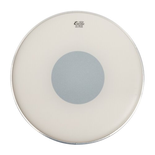 REMO ENCORE CONTROLLED SOUND White 13" Drum head. Coated with Bottom Black Dot.