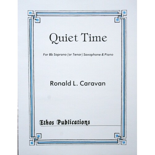 Caravan - Quiet Time Tenor Sax/Piano (Softcover Book)