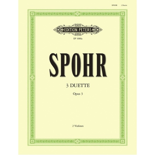 Duets 3 Op 3 2 Violin (Softcover Book)