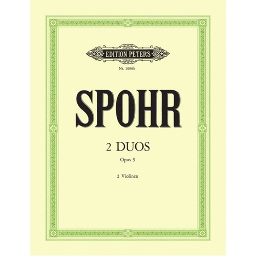 Duets 2 Op 9 2Violin (Softcover Book)