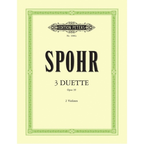 Duets 3 Op 39 2Violin (Softcover Book)