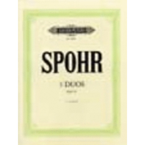 Spohr - 3 Duets Op. 67 for 2 Violins, Edition Peters