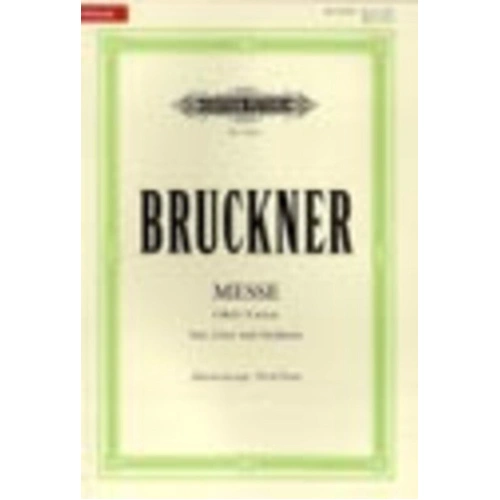 Mass No. 3 in F Minor for Voice by Anton Bruckner - Vocal Score, Edition Peters