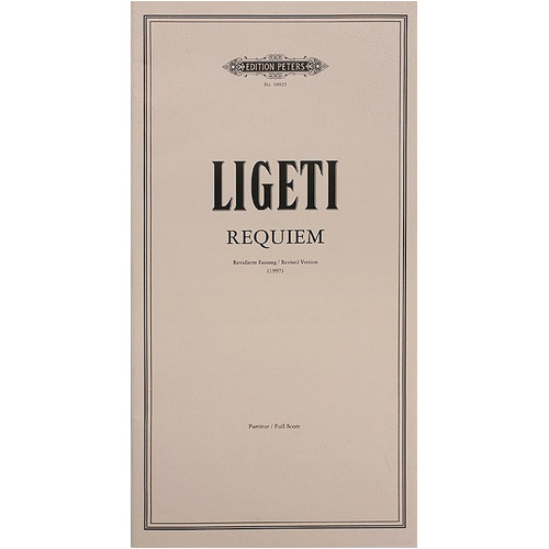 Ligeti - Requiem Full Score Book