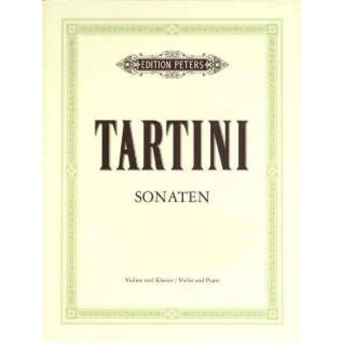 Tartini Sonatas Vol. 3 for Violin and Piano, Sonata in C Op.2 No.6, Sonata in D Op.1 No.6, Edition Peters