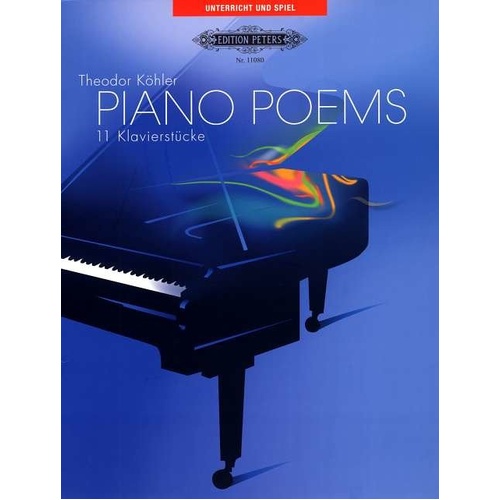 Piano Poems: 11 Piano Pieces for Piano Duet by Theodor Koehler, Edition Peters