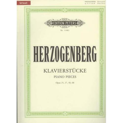 Herzogenberg - Piano Pieces Opp 25, 37, 49 And 68 (Softcover Book)