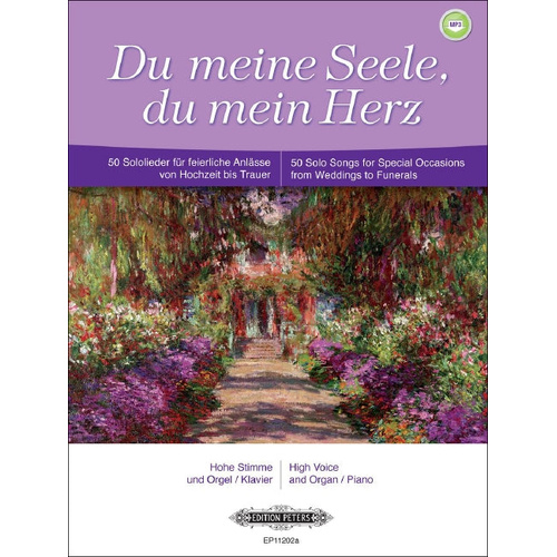 My Heart My Soul Solo Songs - High Voice - Various - Edition Peters Vocal Score