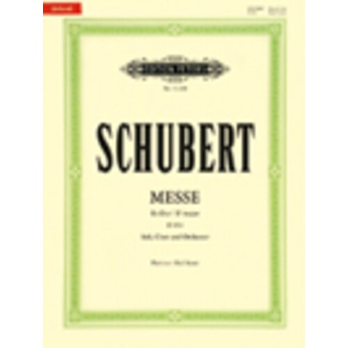 Mass No 6 E Flat D950 Urtext (Softcover Book)