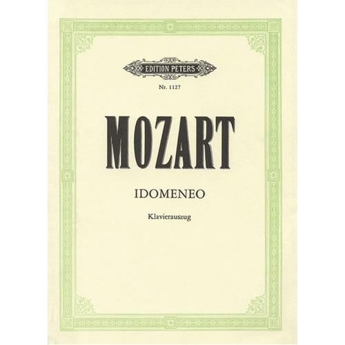 Idomeneo Ger/It (Softcover Book)
