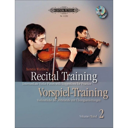 Recital Training Vol 2 Intermediate Violin Pieces BK/CD