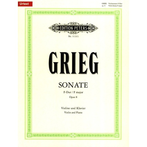 Grieg - Sonata No 1 Op 8 for Violin and Piano