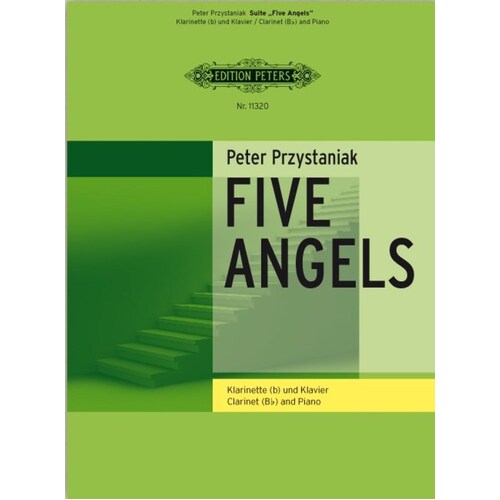 Prystaniak - Five Angels Cello/Piano Softcover Book/CD