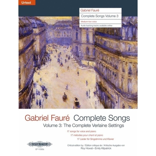 Faure - Complete Songs Vol. 3 Medium-Low Voice BK/OLA