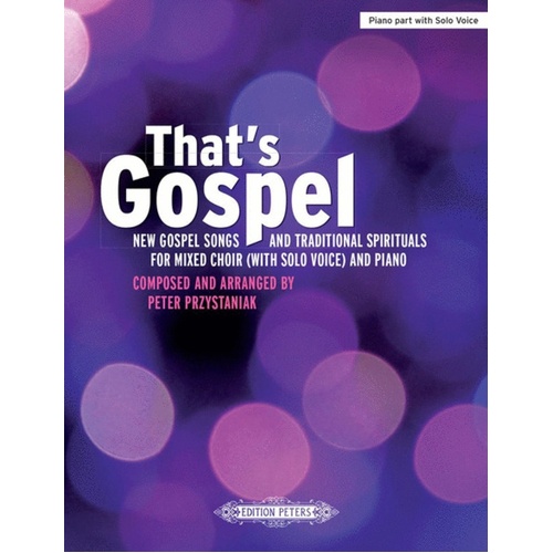 Thats Gospel Solo Voice/Piano (Softcover Book)