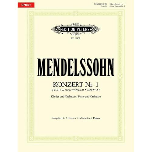 Concerto No 1 G Minor Op 25 2P4H (Softcover Book)