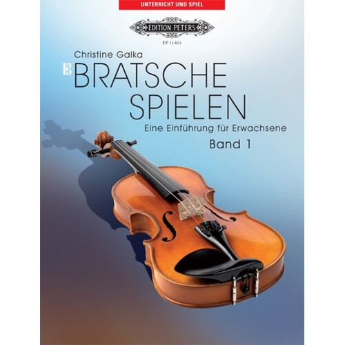 Bratsche Spielen (Play Viola) An Intro For Adults Vol 1 Germ (Softcover Book)