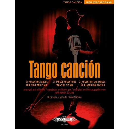Tango Cancion for High Voice and Piano by Juan Maria Solare