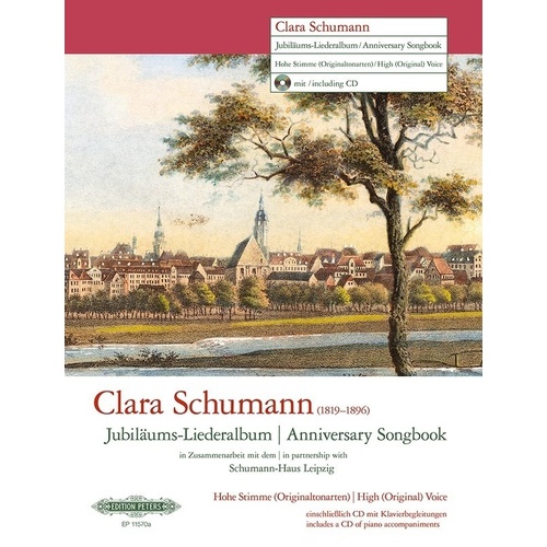 Clara Schumann Anniversary Songbook High BK/CD