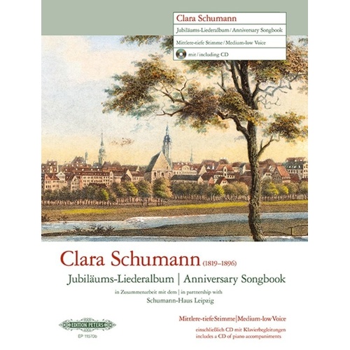 Clara Schumann Anniversary Songbook Med/Low BK/CD