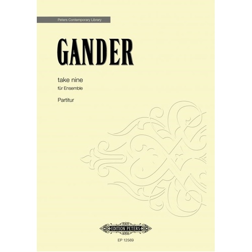 Gander - Take Nine For Ensemble Full Score (Pod) Score