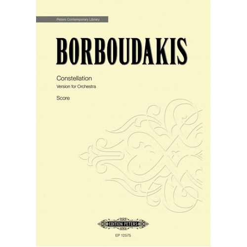 Borboudakis - Constellation For Orchestra Full Score (Pod) Score