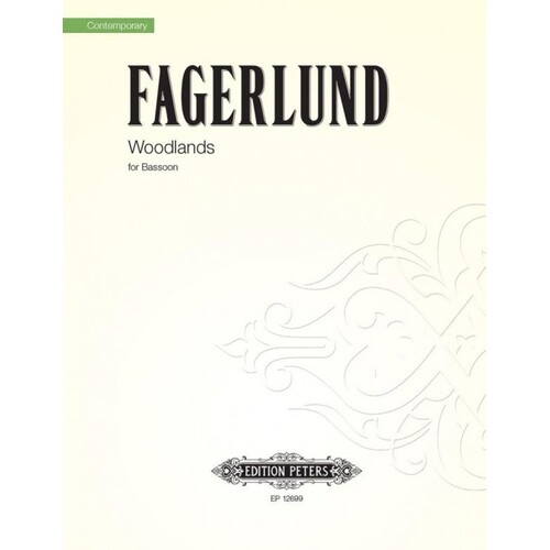 Fagerlund - Woodlands For Bassoon (Softcover Book)