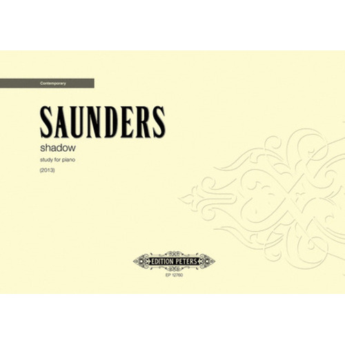 Saunders - Shadow For Piano (Softcover Book)