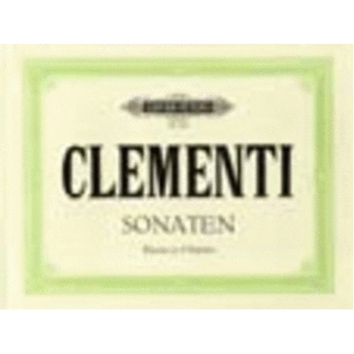 Clementi - 4 Sonatas for Piano Duet, Edition Peters, 337 Pages