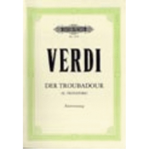 Il Trovatore Ger/Ital (Softcover Book)