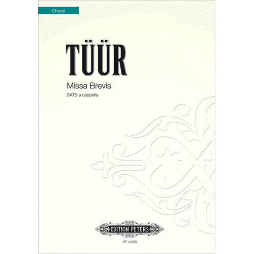 Missa Brevis SATB A Cappella (Softcover Book)