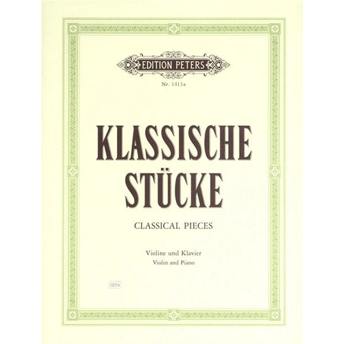 Classical Pieces Book 1 for Violin and Piano, Edition Peters