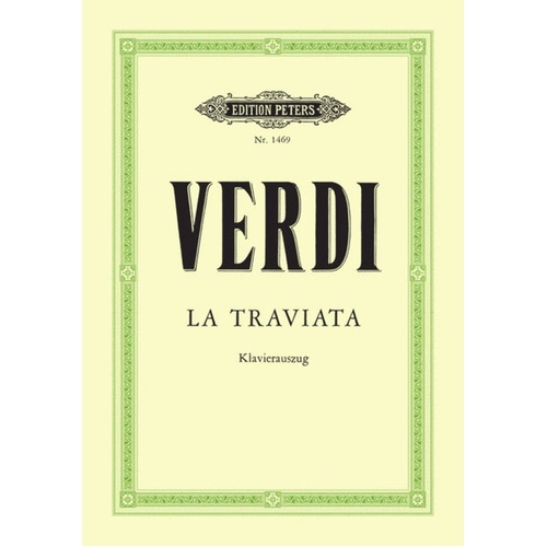 Verdi - La Traviata Vocal Score (Softcover Book)
