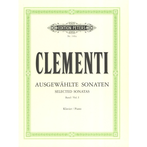 Clementi - 24 Sonatas Vol 1, Edition Peters, Piano Solo, 1 Page