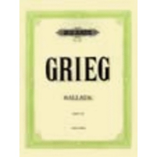 Ballade Op 24 G Min (Softcover Book)