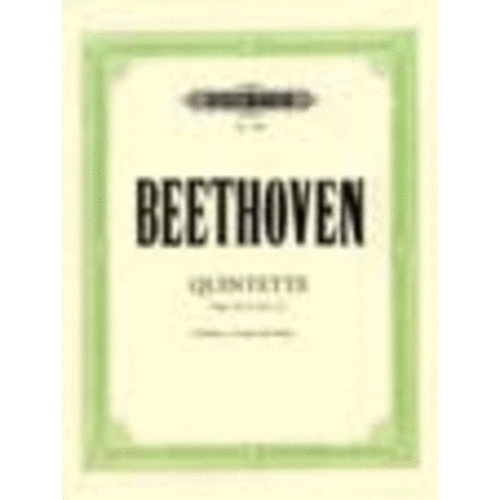 Beethoven String Quintets Opp. 29, 4, 104, 137 - Edition Peters